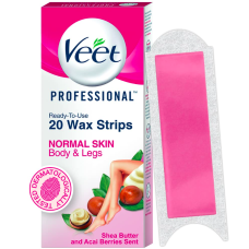 VEET HAIR REMOVAL WAX STRIPS NORMAL SKIN